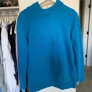 Blue Adidas sweatshirt